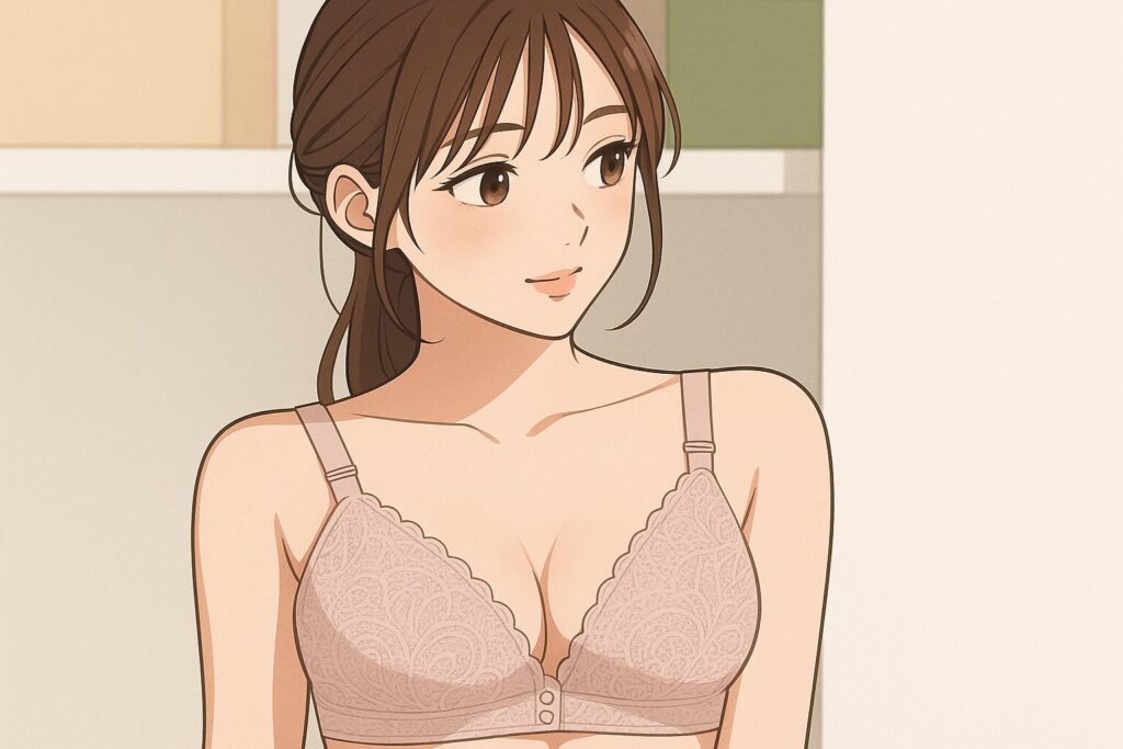 フロントオープン　イラスト